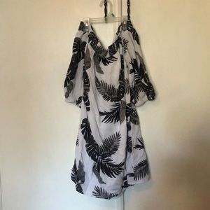 Off the Shoulder Tropical Dress